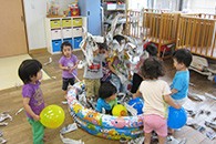 たんぽぽぐみは異年齢児クラス